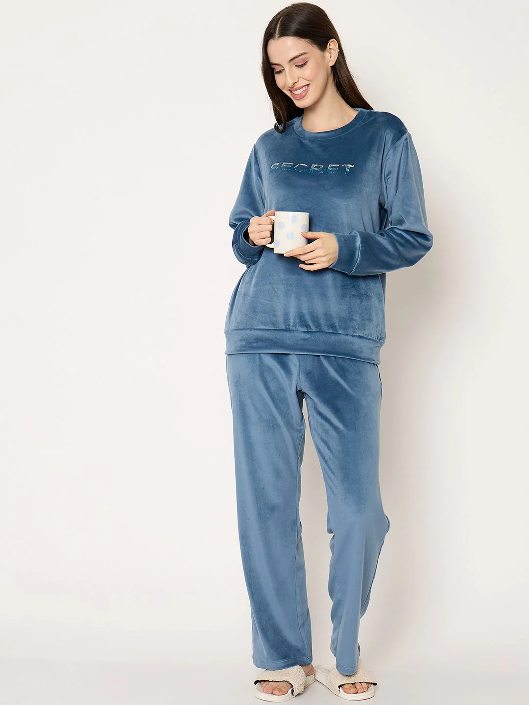 mSECRET Teal Winter Track Bottoms - Image 2