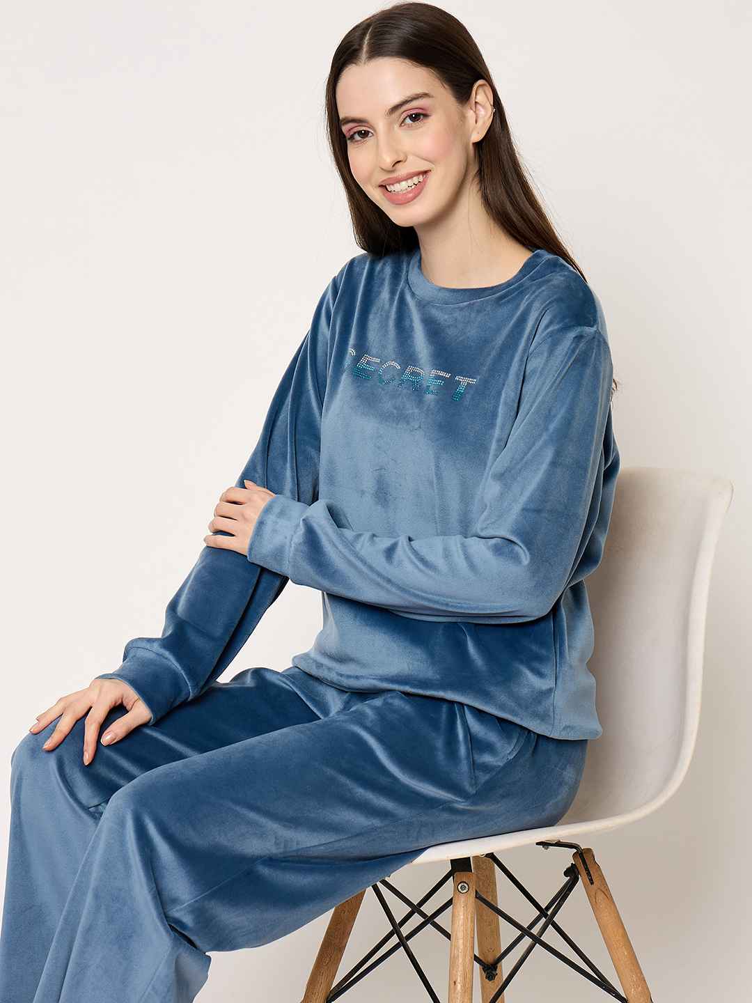 mSECRET Teal Winter Track Bottoms - Image 3