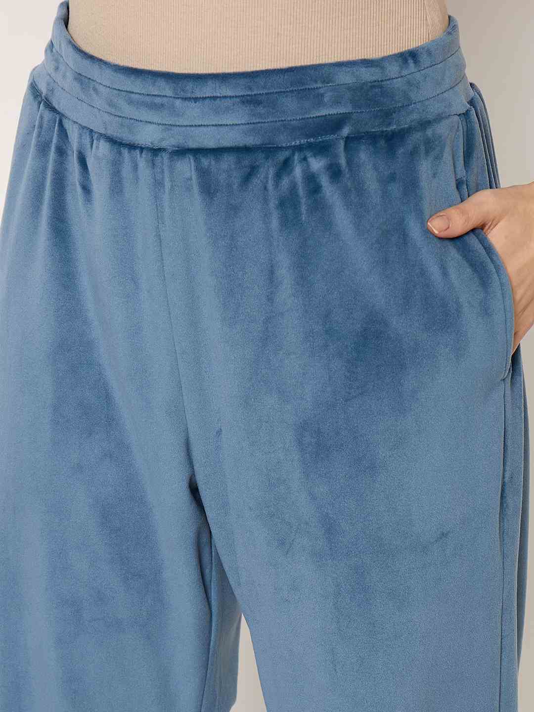 mSECRET Teal Winter Track Bottoms - Image 7