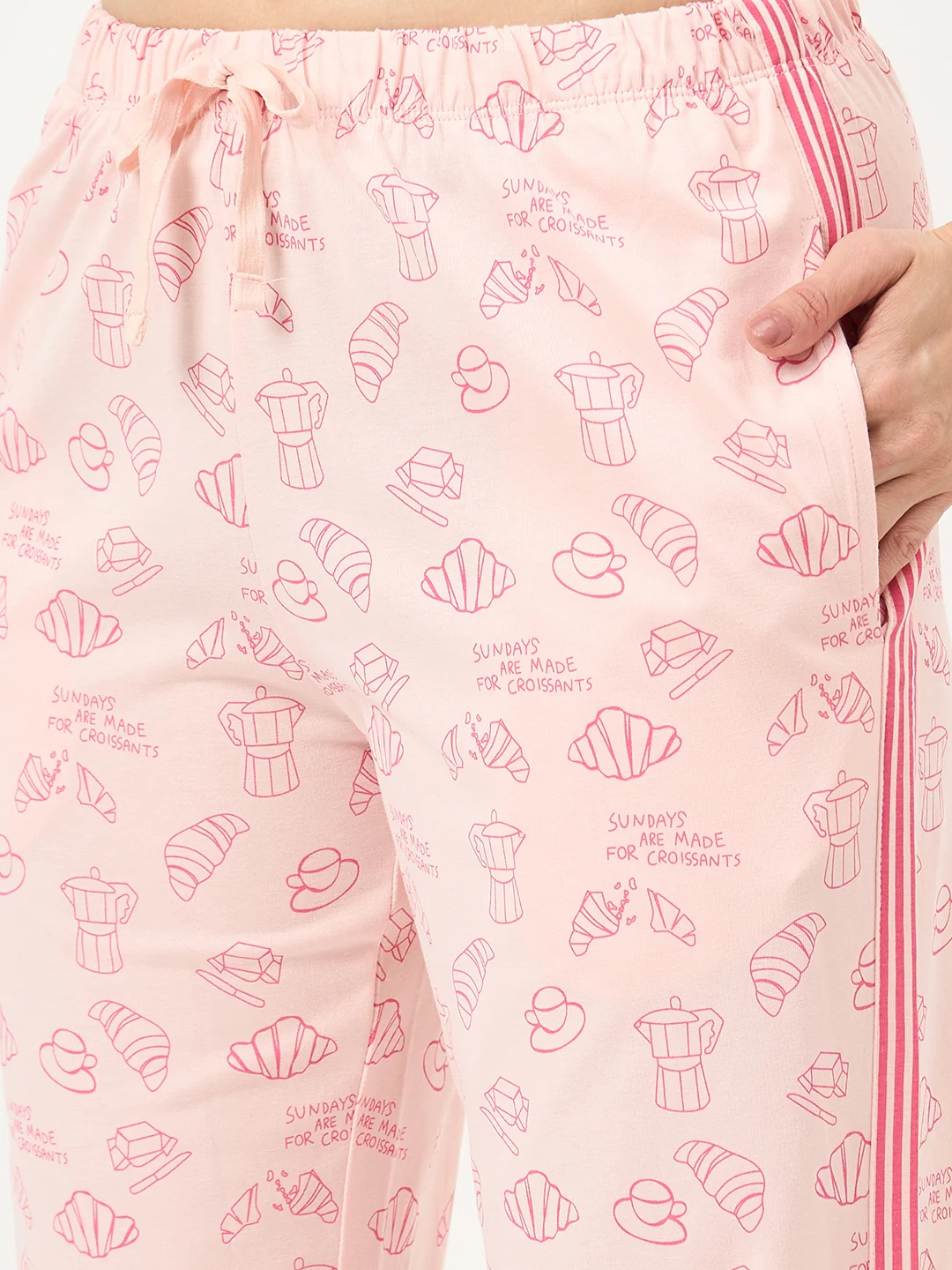 mSECRET Peach Cotton Night Suit - Image 7