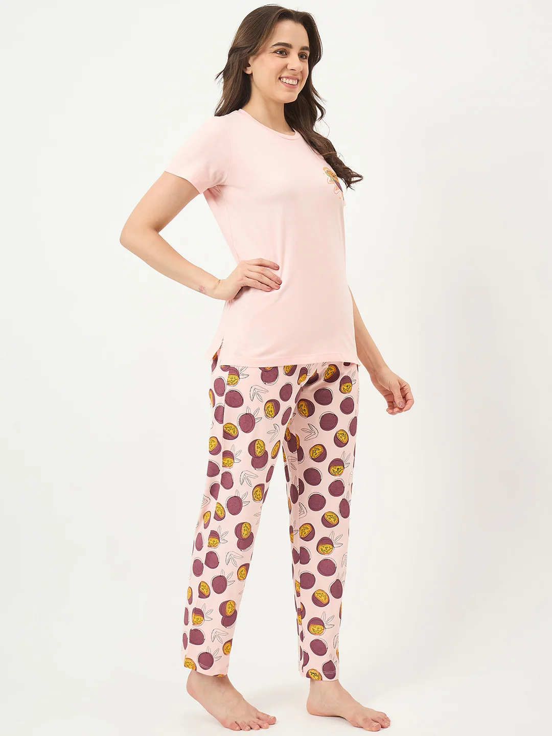 mSECRET Peach Cotton Pyjama Set - Image 4