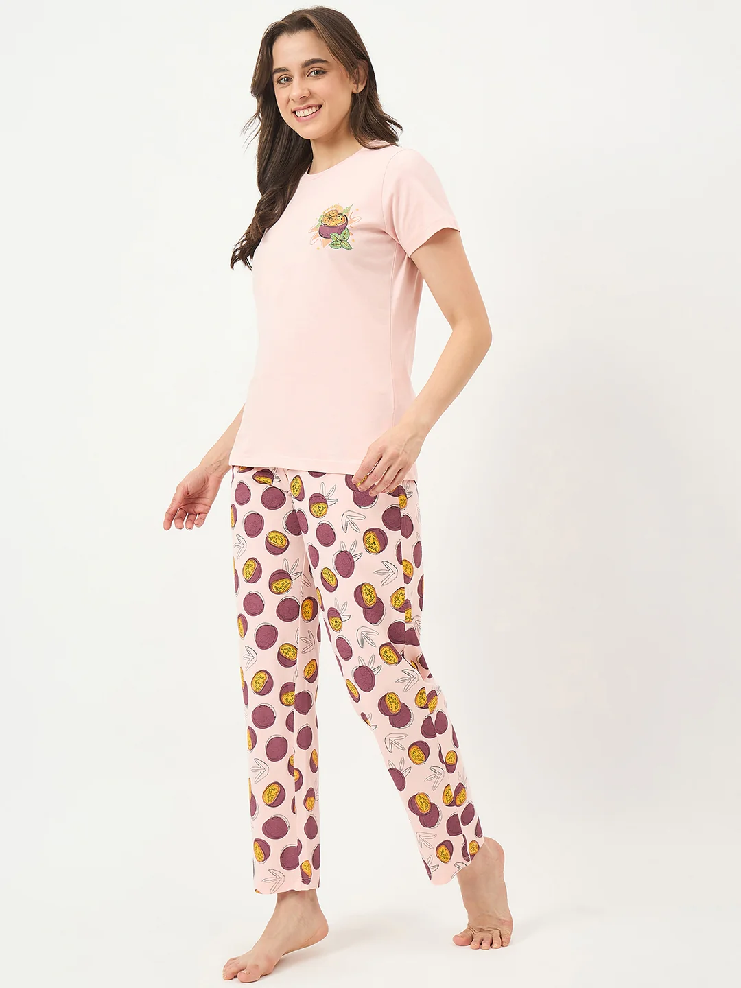 mSECRET Peach Cotton Pyjama Set - Image 5